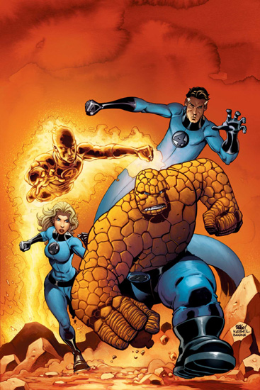 Fantastic Four issue 509, cover art by Mike Wieringo and Karl Kesel