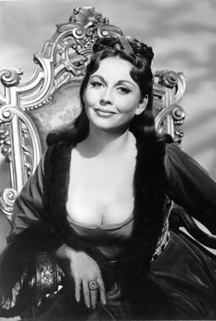 Hazel Court, in Roger Corman's The Raven (1963)