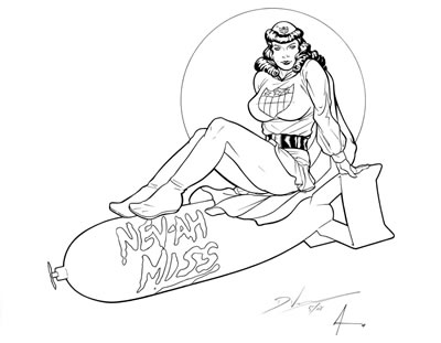 Miss America, pencils by Dan Veesenmeyer, inks by Bob Almond