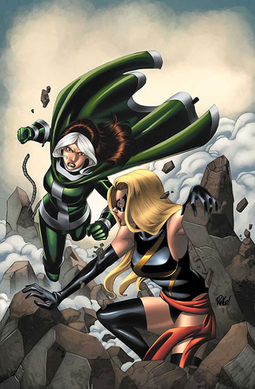 Ms. Marvel issue 9, cover art by Mike Wieringo