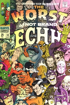 Not Brand Echh issue 10, cover art by comics artist Marie Severin