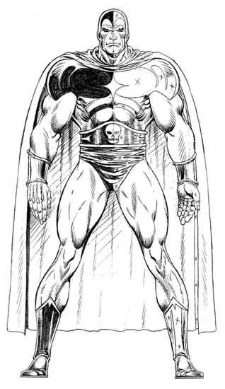 Drax the Destroyer, pencils by comics artist Keith Pollard