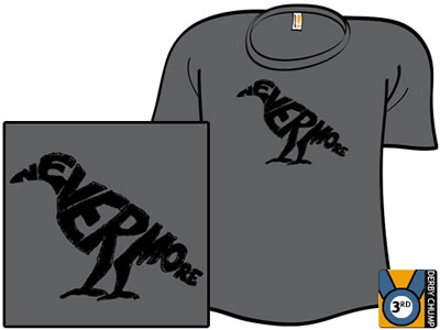 Only this T-shirt, and nothing more.