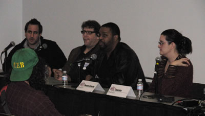 Matt Wayne, Michael Jelenic, Dwayne McDuffie, and Charlotte Fullerton talk animation