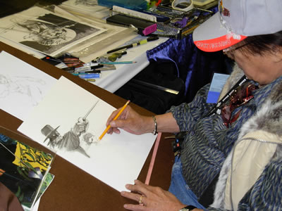 Tony DeZuniga, bringing Zorro and the Vixen to life