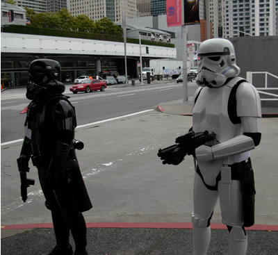 Vader's minions invade San Francisco!