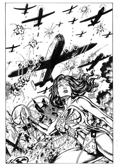 Wonder Woman, pencils by Michael Jason Paz, inks by Geof Isherwood