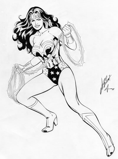 Wonder Woman, pencils by Al Rio, inks by Bob Almond