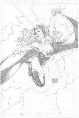 Storm, pencils by comics artist Edgar Tadeo